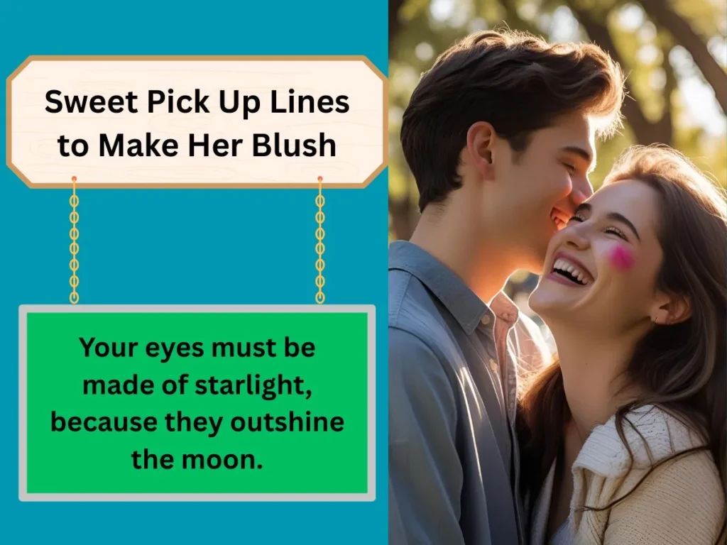 Sweet Pick Up Lines to Make Her Blush