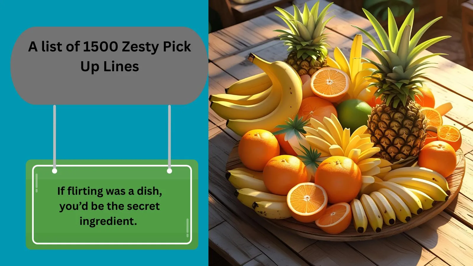 Read more about the article 1500+ Zesty Pick Up Lines That’ll Add Spice to Your Flirting Game